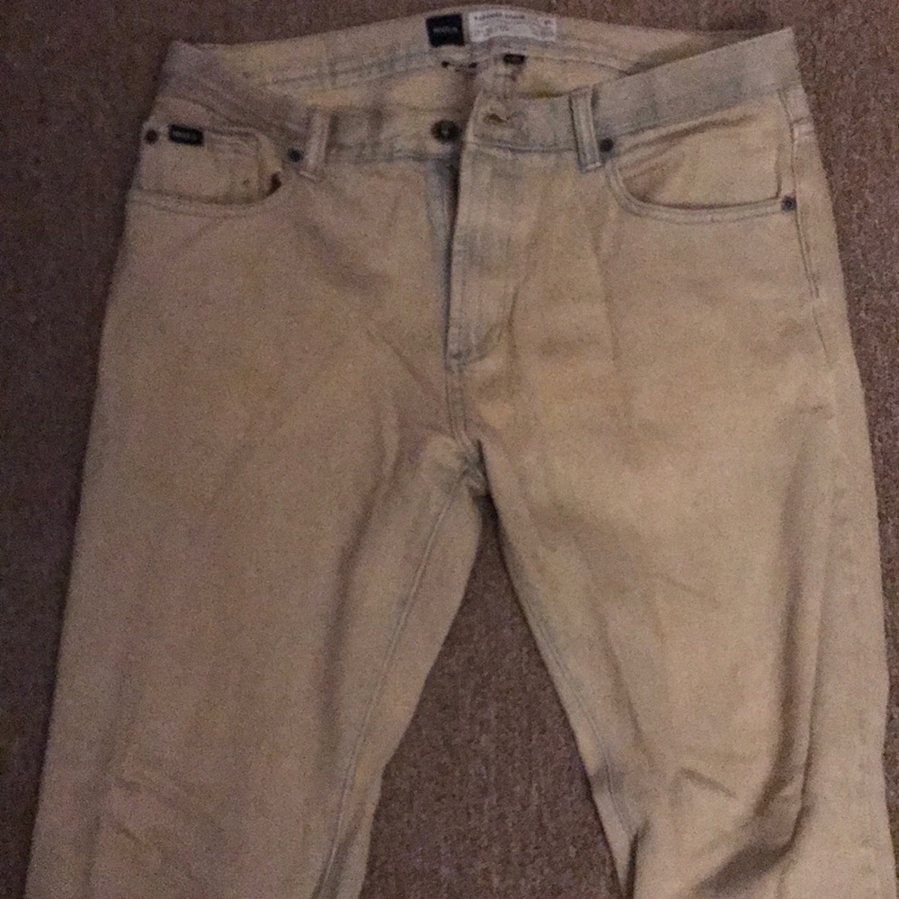 Tan RVCA W34 - Picture 2 of 3